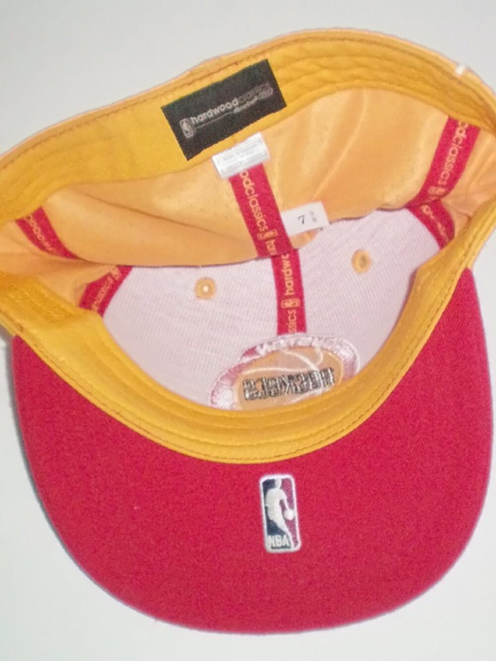 Houston Rockets NBA Reebok Hard Wood Classics Fitted Cap - Picture 2 of 3